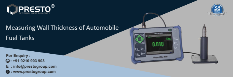 Measuring Wall Thickness of Automobile Fuel Tanks